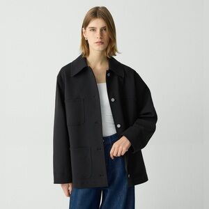 Theory Black Utility Jacket for Women